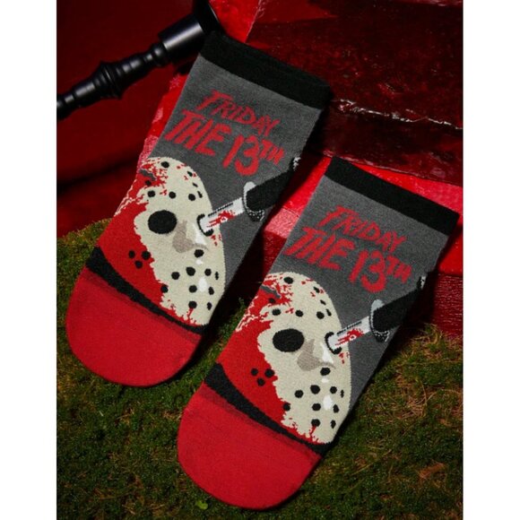Step into Spooky Season with Friday the 13th Ankle Socks – Horror Classic Style - Picture 5 of 5